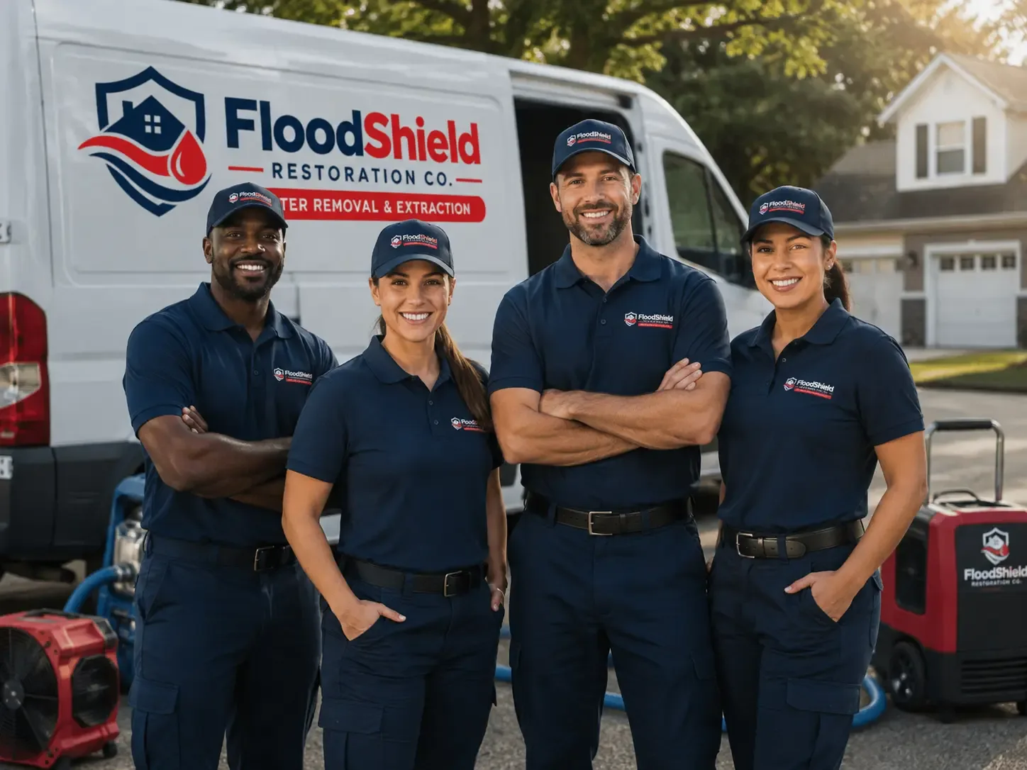 Flood Damage Restoration company in New England, ND